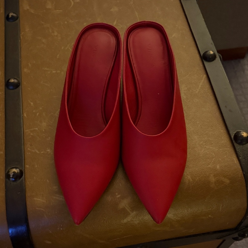 Vince Red Women's Mules